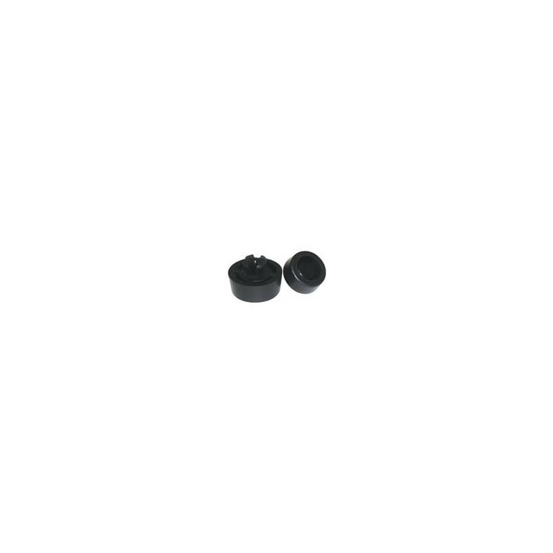 1 pcs : SFF-028 - Bumpers / Feet Foot,Rivet Mnt,Blk,.031-.059 inHold, Foot,Rivet Mount,Black