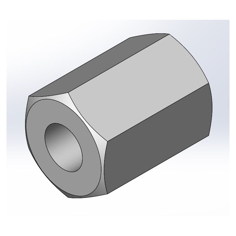10 pcs - FCT from Molex, F1066 Series Standoff Nut For Use With D-Sub Connector