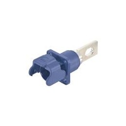 1 pcs : 09930010309 - Heavy Duty Power Connectors Han S Bulkhead Mount Housing, blue, M20, w/ male contact busbar