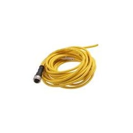 1 pcs : 21350200315050 - Sensor Cables / Actuator Cables M12 A-code 3-pin Straight female to open end, 5m, PVC yellow jacket
