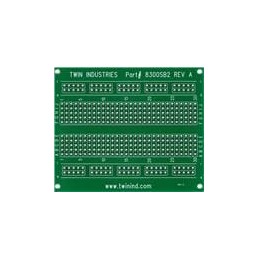1 pcs : 8300SB2 - PCBs & Breadboards Prototyping board designed to match Twin Industries solderless breadboards TW-E40-510. Plat
