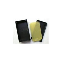 1 pcs : B20-7100 - PCBs & Breadboards ABS Plastic Project Box with matching non-plated protoboard, FR4 0.062'. Box Dim 5.3' x 2