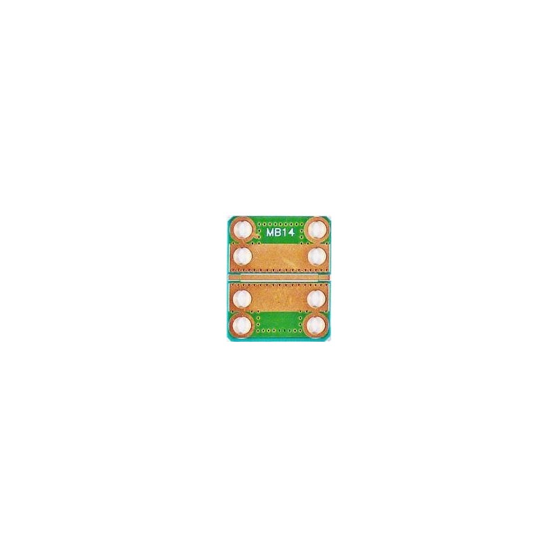1 pcs : MB-14 - PCBs & Breadboards MircoAmp prototyping board, straight through transmission line