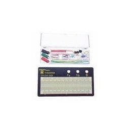 1 pcs : TW-E41-102B - PCBs & Breadboards Solderless Breadboard 2' x 6.5', 1 terminal strip with 630 tie points and 2 distributio