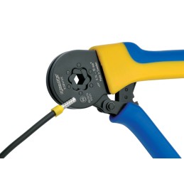 1 pcs - Klauke Hand Ratcheting Crimp Tool for Wire Ferrules, 0.14 - 10mm² Wire