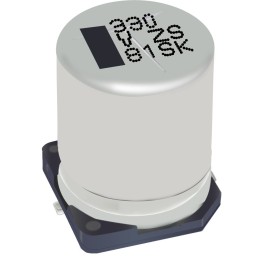 2 pcs - Panasonic 150μF Through Hole Polymer Capacitor, 50V dc