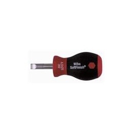 1 pcs : 30265 - Screwdrivers, Nut Drivers & Socket Drivers SoftFinish Stubby Slotted Screwdriver 6.5mm x 25mm