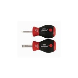 1 pcs : 31193 - Screwdrivers, Nut Drivers & Socket Drivers 2 Piece SoftFinish Stubby Slotted Screwdriver Set