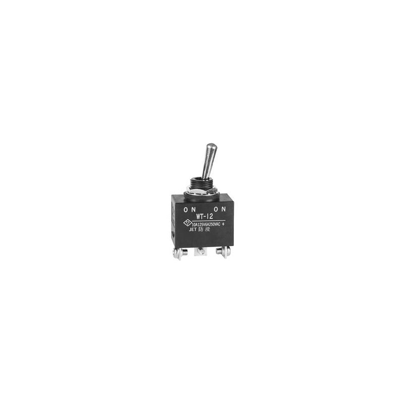 1 pcs : WT12T - Toggle Switches SPDT ON-NONE-ON Screw Lug Panel Mnt