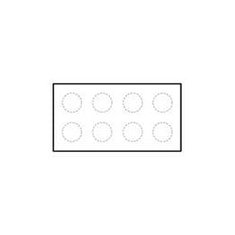 10 pcs : MAX14706ENA+T - Power Switch ICs - Power Distribution 2.5A Adjustable Current Limit Switch with Autoretry in WLP Packag