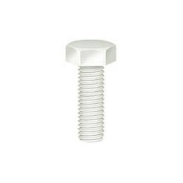 1 pcs : 0362511050B - Screws & Fasteners Unslotted Hex Bolt, 5/8-11 Thread, 1/2 Lg, Black, Nylon