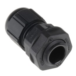 1 Bag of 5 - Lapp SKINTOP Series Black Polyamide Cable Gland, M12 Thread, 3.5mm Min, 7mm Max, IP66, IP68, IP69K