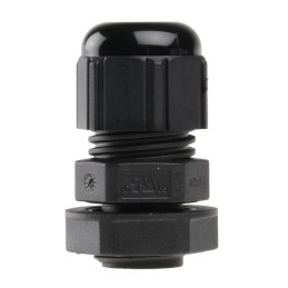 1 Bag of 5 - Lapp SKINTOP Series Black Polyamide Cable Gland, M12 Thread, 3.5mm Min, 7mm Max, IP66, IP68, IP69K