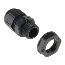 1 Bag of 5 - Lapp SKINTOP Series Black Polyamide Cable Gland, M12 Thread, 3.5mm Min, 7mm Max, IP66, IP68, IP69K