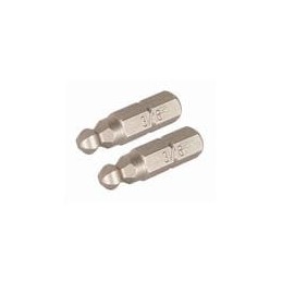 1 pcs : 71716 - Screwdrivers, Nut Drivers & Socket Drivers Ball End Hex Insert Bit 3/16' x 25mm - 2 Pack