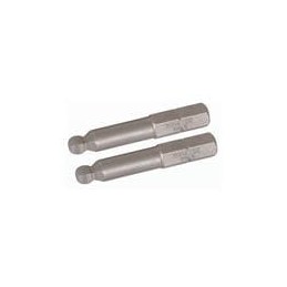 1 pcs : 71724 - Screwdrivers, Nut Drivers & Socket Drivers Ball End Hex Long Insert Bit 5.0mm x 38mm - 2 Pack