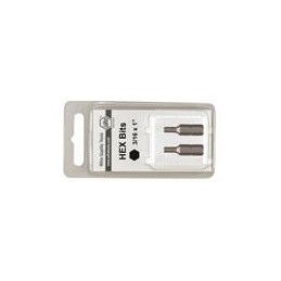 1 pcs : 73302 - Screwdrivers, Nut Drivers & Socket Drivers Hex Insert Bit 2.0 x 25mm - 2 Pack