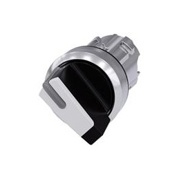 1 pcs : 3SU10522BF600AA0 - Switch Actuators SEL SW, 2POS, MTND, SHORT HANDLE, WHT