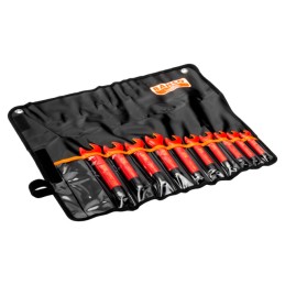 1 pcs - Bahco Open-end Wrench, 200 mm Overall, 22mm Jaw Capacity, Comfortable Handle Handle, VDE/1000V