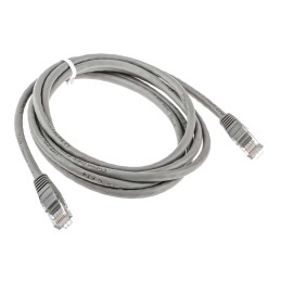 1 pcs - RS PRO Cat5e Male RJ45 to Male RJ45 Ethernet Cable, U/UTP, Grey, 2m