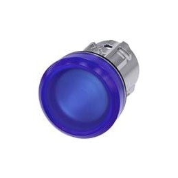 1 pcs : 3SU10516AA500AA0 - Switch Actuators INDICATOR LIGHT, BLUE, SMOOTH LENS