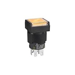 1 pcs : YB26WRKW01 - Pushbutton Switches ON-ON RECT PANEL SEAL 3A BODY ONLY