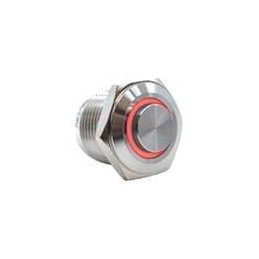 1 pcs : PV6H240SS-3R1 - Pushbutton Switches 2A 48VDC OFF(ON) RGB Ring Illum SS SLDR