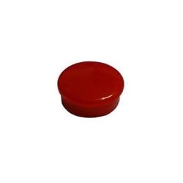 10 pcs : 450-C151 - Knobs & Dials Red Cap-Plain 15mm Knob