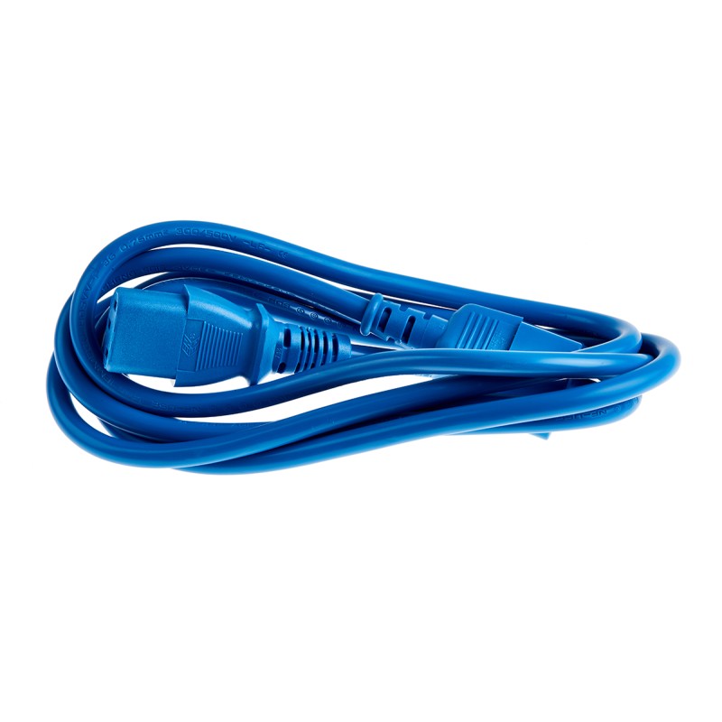 1 pcs - RS PRO IEC C13 Socket to IEC C14 Plug Power Cord, 2m