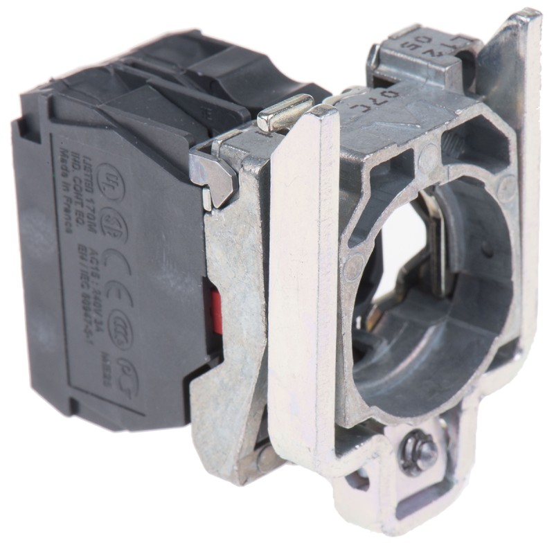 1 pcs - Schneider Electric Harmony XB4 Series Contact & Light Block, 250V, SPST