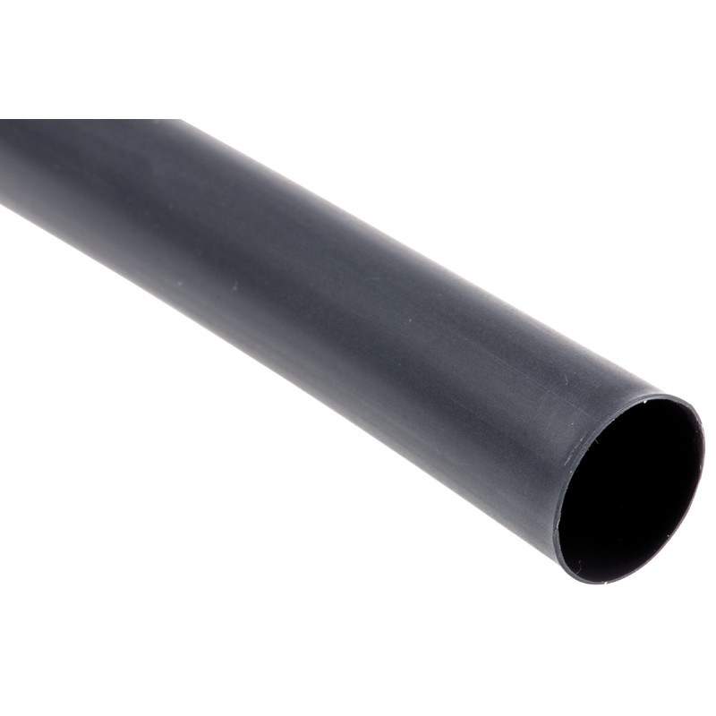 1 pcs - TE Connectivity Adhesive Lined Heat Shrink Tubing, Black 16mm Sleeve Dia. x 1.2m Length 4:1 Ratio, ATUM Series