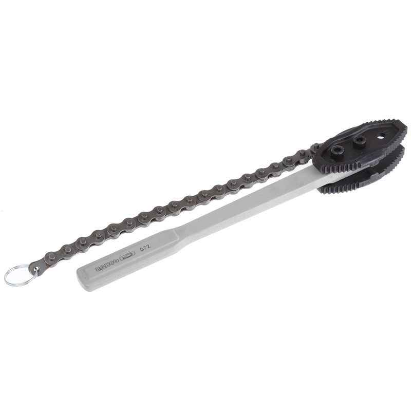 1 pcs - Bahco Chain Wrench, 38.1mm Jaw Capacity, Metal Handle