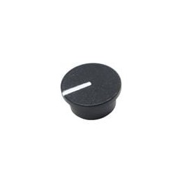 1 pcs : 450-CP156 - Knobs & Dials BLACK CAP 9mm