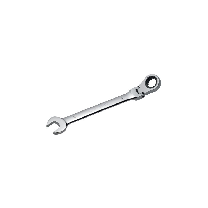 1 pcs - SAM Combination Ratchet Spanner, 13mm, Metric, Height Safe, Double Ended, 178 mm Overall