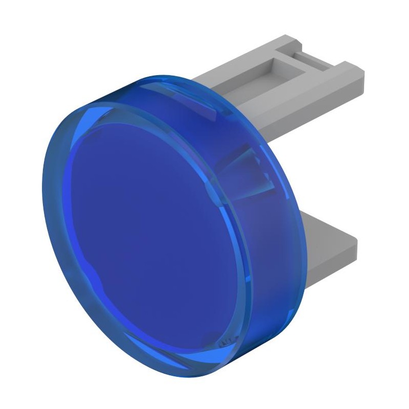 1 pcs - EAO Blue Round Push Button Lens for Use with Push Button