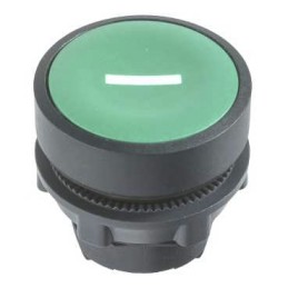 1 pcs - Schneider Electric Harmony XB5 Series Green Spring Return Push Button Head, 22mm Cutout, IP66, IP67, IP69K