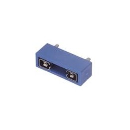 10 pcs : 3557-15 - Fuse Holder T/H 2 IN 1 AUTO BLDE HOLDER, BLUE 15A