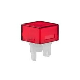 1 pcs : AT4166CB - Switch Bezels / Switch Caps SQ RED LENS/WHT DIFF