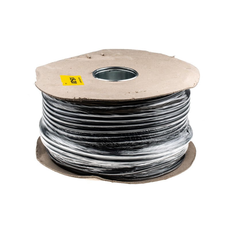 1 Reel of 100 M - RS PRO 3 Core Power Cable, 2.5 mm², 100m, Black PVC Sheath, 3183Y, 25 A, 300 V, 500 V