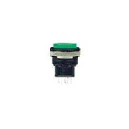 1 pcs : LB26WKW01-5D-JB - Pushbutton Switches DPDT ON-ON AMB Ag PNL SEAL BLK HOUSING