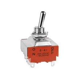 1 pcs : S41 - Toggle Switches 20A 125-250VAC 20VDC 4PST ON-OFF SLDR