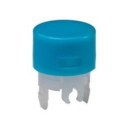 10 pcs : AT4036G - Switch Bezels / Switch Caps ROUND BLUE CAP FOR HB NONILLUMINATED
