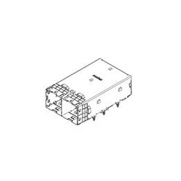 1 pcs : 172473-5002 - I/O Connectors ZHD SMT CAGE TOP 1X2, SS