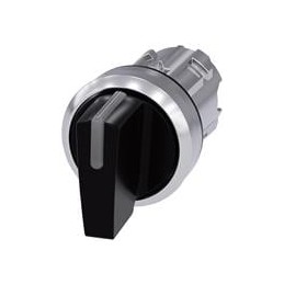 1 pcs : 3SU10522BL100AA0 - Switch Actuators SELECTOR SWITCH. I-O-II. BLACK
