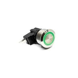 1 pcs : SAV7F13SS336 - Pushbutton Switches Anti-vandal, SPDT, On-On, Panel Mount, Front, Silver, LED, Red, IP67
