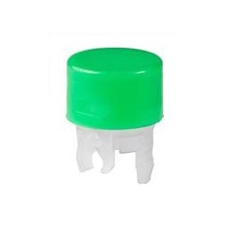 1 pcs : AT4036F - Switch Bezels / Switch Caps ROUND GREEN CAP FOR HB NONILLUMINATED