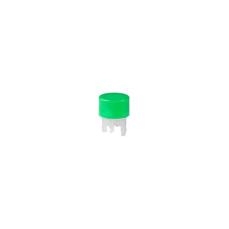 1 pcs : AT4036F - Switch Bezels / Switch Caps ROUND GREEN CAP FOR HB NONILLUMINATED
