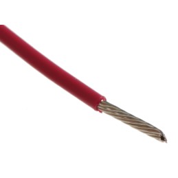 1 Reel of 305 M - Alpha Wire EcoWire Series Red 0.52 mm² Hook Up Wire, 20 AWG, 10/0.25 mm, 305m, MPPE Insulation