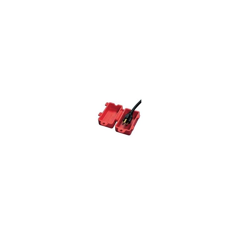1 pcs : PSL-CL110 - PPE Safety Equipment / Lockout Tagout 120 Volt AC Cord Lockout Device Red