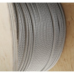1 Reel of 75 M - RS PRO Stainless Steel Wire Rope, 75m